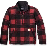 Carhartt Fairbanks Pullover crabapple/black plaid (RA8) XL REG