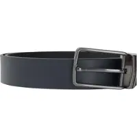 Armani Exchange für Herren. XM002836AF24982MC038 Schwarzer Plattengürtel (OSFA), Lässig, Klassisch, Leder