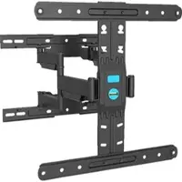 ISY ITV-3400-1 TV-Wandhalterung, max. 65 Zoll, Schwenkbar, Neigbar, rotierbar, Schwarz