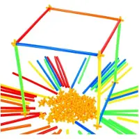 Mega Creative Construction Strohhalme 108 Stück Mega Creative