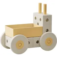 Modu Lauflernwagen 3-in-1 - 48x27x44 cm - Sand Grey/Honey Yellow - - One Size - Lauflernwagen