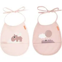 Done by Deer Happy Clouds Mini Taschenlätzchen 2er-Pack, Powder