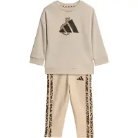 Adidas Set - Sweatshirt/Leggings - Crystal Leinen/Mu - - 68 - Sweatsets