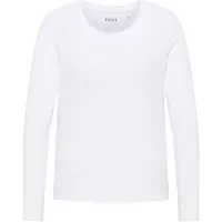 Mustang T-Shirt "MUElly", Damen, Gr. XL, weiß (general weiß), Jersey, Obermaterial: 100% Baumwolle, regular fit normal, Rundhals, Shirts T-Shirt