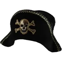 Den Goda Fen - Velvet Pirate Hat Deluxe (F7580)