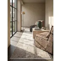 KADIMA DESIGN Läufer Pflegeleicht Beige 80x300 cm - SCRIVIA