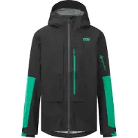 Picture Organic Clothing - Wasserdichte und atmungsaktive Skijacke aus GORE-TEX - Huron Jkt Black für Herren - Größe L - schwarz