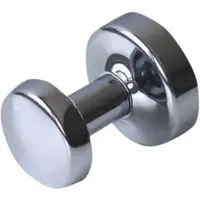 Ximax Handtuch-Haken, Kunststoff, BxHxT: 4,1 x 5,3 x 4,1 cm - silberfarben