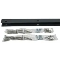Hadra Zaunanschluss-Set, geeignet für Zaunhöhe: 1030 mm, Stahl - grau