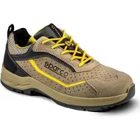 Sparco 07538TAGI Indy Colton ESD S1PS SR Sicherheitsschuh, Tan/Gelb, 44