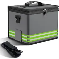 Sonstiges Feuerfeste Akku Tasche 24x18x20cm Lipo Safe Bag explosionsgeschützt Grau