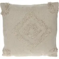 Wellhome - Getuftetes Baumwollkissen 45x45cm