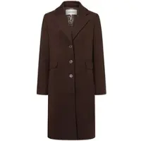 More & more langer, leicht taillierter Blazermantel in espresso brown | Gr.: 38