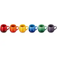 Le Creuset Set 6 Mugs Sphere various colours