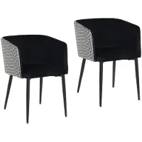 HTI Design-Stuhl im Retro-Chic 2er Set Komfort trifft Charakter