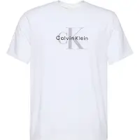 Calvin Klein Jeans T-Shirt Hero Monologo LV04RB862G Weiß Regular Fit