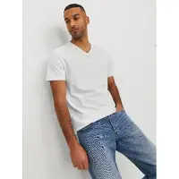 Jack & Jones Organic Basic SS V-neck Shirt Herren M