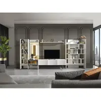 AEA Luxus Wohnwand design Wand Schrank Wohnzimmer Fernseher Wände Regal