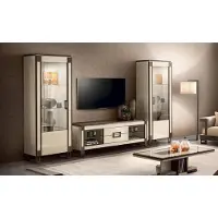 Xl Moebel Gmbh Design Wohnwand Sideboard 2x Vitrine rtv Lowboard Anrichte 3 tlg. Set wohnwände
