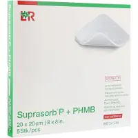 Lohmann & Rauscher GmbH & Co. KG Lohmann & Rauscher Suprasorb P + PHMB anti-mikrobieller Schaumverband - 5 Stück 20 x 20 cm 5 St