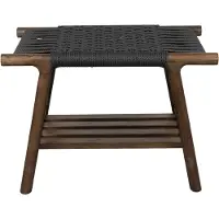 Dutchbone Stool Kintaro Walnut