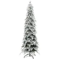 HOMCOM Weihnachtsbaum künstlich 210cm Christbaum wie echt mit 800 Zweigen
