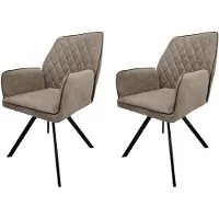 HTI Stuhl Tumalo Braun 2er-Set