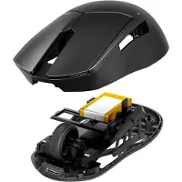 be quiet! Dark Perk Ergo, rechts, Optisch, RF Wireless + USB Type-C, 32000 DPI, 0,125 ms, Schwarz