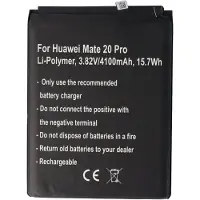 AccuCell Akku passend für Huawei Mate 20 Pro, Huawei P30 Pro Li-Polymer, 3,82V, 4100mAh, 15,7Wh, built-in, ohne Werkzeug