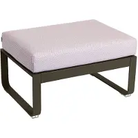 Fermob BELLEVIE 1-Sitzer-Polsterhocker mit Sitzfläche aus perforiertem Stahlblech