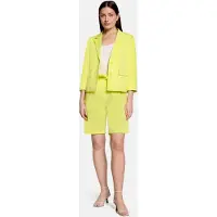 Betty Barclay Jackenblazer "Blazer-Jacke mit 3/4 Arm", Damen, Gr. 36, gelb, Obermaterial: 59% Baumwolle CO. 39% Viskose CV. 2% Elasthan EL., Blazer Jackenblazer
