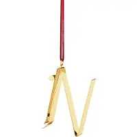 Georg Jensen Weihnachtsbuchstaben Anhänger N Karat