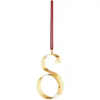 Georg Jensen Weihnachtsbuchstaben Anhänger S Karat