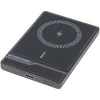 Nitecore Powerbank NW5000 mit 5000mAh, MagSafe-Technologie, magnetische, kabellose Powerbank von