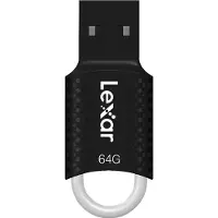 Lexar JumpDrive V40, 64 GB, USB Typ-A, 2.0, Ohne Deckel, 2,6 g, Schwarz