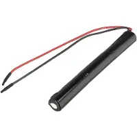 AccuCell Notleuchtenakku NiMH 3,6V 2100mAh L1x3 A mit 200mm Kabel 0,75mm2 ersetzt RZB