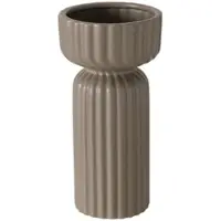 Boltze Vase Taupas - grau