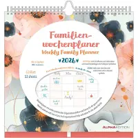 Sonstige Verlage Familienwochenkalender Flowers 2027
