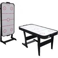 Cougar Icing Airhockeytisch 5ft - Klappbar | Airhockey Tisch inkl. Zubehör (Pucks & Pushers) | Airhockeytisch mit Luft für Erwachsene für Zuhause