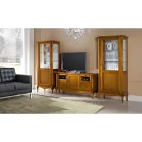 AEA Wohnwand Vitrine Konsole Schrankwand Klassische Wand Wohnzimmer