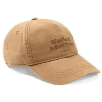Camel active Cap aus Canvas mit Stickerei in Sepiabraun | Gr.: onesize
