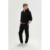 Ellesse Jogginganzug "TRACCOTA 2 OH HOODY AND JOGGER", Herren, Gr. L, schwarz, Obermaterial: 80% Baumwolle, 20% Polyester, Sportanzüge Jogginganzug, für Erwachsene, aus Baumwolle und Polyester