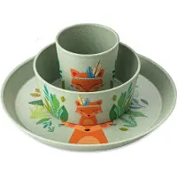 Koziol Kindergeschirr-Set "3er-Set Kleiner Teller + Schale + Becher CONNECT HARRY" Made in Germany, 3 Teile, für 1 Person