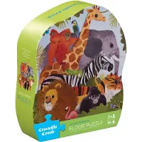 Crocodile Creek geformtes Puzzle Dschungelfreunde - 36 Stücke