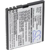 AccuCell Akku passend für Bea-fon SL495, Bea-fon SL595, Bea-fon SL595 Plus, 3,7V, 600mAh