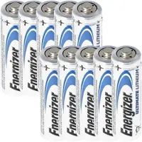 Energizer Ultimate Lithium Batterie 10er Box AA Batterie 1,5 Volt Batterie Ultimate Lithium AA 3100mAh