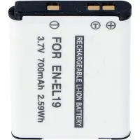AccuCell Akku passend für EN-EL19, COOLPIX S2500, S3100, S4100