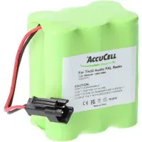 AccuCell Akku passend für Tivoli Audio PAL Radio, iPAL Radio, MA-1, -2,-3 mit 1800mAh, 2-poliger Stecker