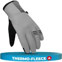 MIVELO Winterhandschuhe - vollständig reflektierend - Größe L - mit 3M Thinsulate & Thermo-Fleece
