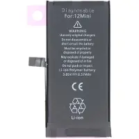 AccuCell Akku passend für Apple iPhone 12 mini, diagnostizierbar, Li-Polymer, 3,85V, 2227mAh, 8,57Wh, ohne Werkzeug